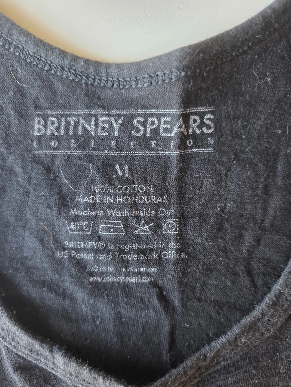Britney Spears Collection Women's Black Graphic Tank Top ~ Size Medium - Picture 4 of 5